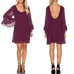 Show Me Your Mumu Boomerang Low Back Long Sleeve Mini Tunic Dress | XS